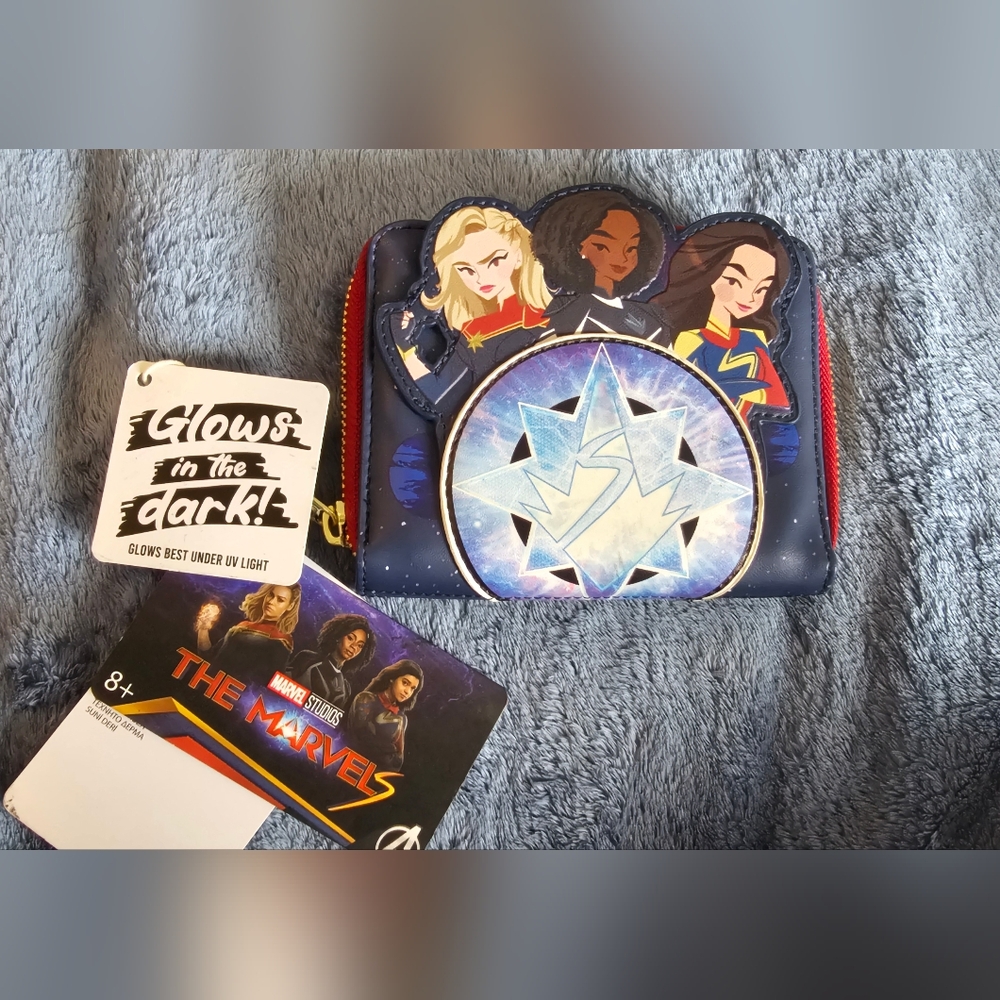 Loungefly The Marvels Glow-in-the-Dark Wallet